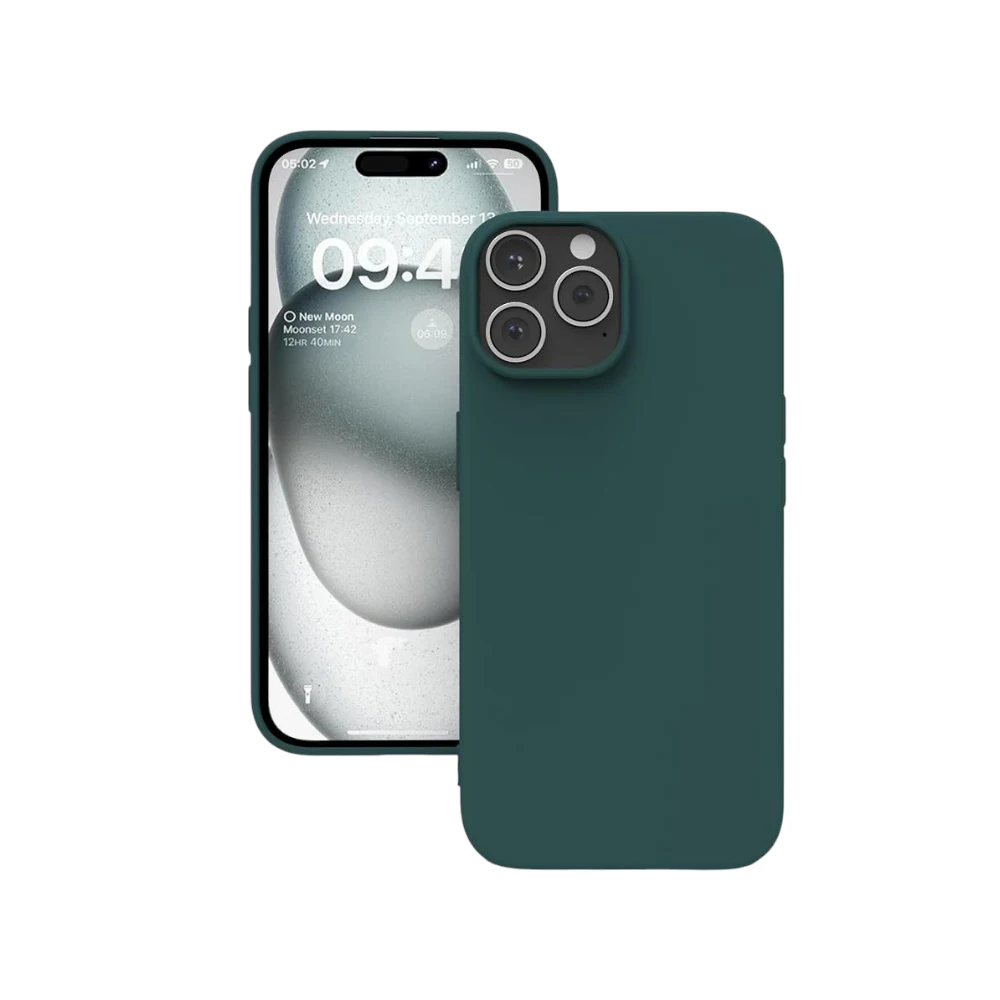 Silicone Case for iPhone 15 Pro / Pro Max, Soft-Touch, Shockproof, DustProof, Antiskid Full Body Armour Phone Cover for Apple iPhone 15 Pro / Pro Max