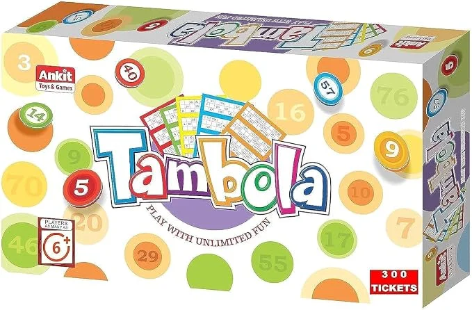 Tambola or Housie Game Set With 300 Tickets in Each Book|Indoor Board Games Booklet for Ladies Kitty Party Adults & Family entertainment