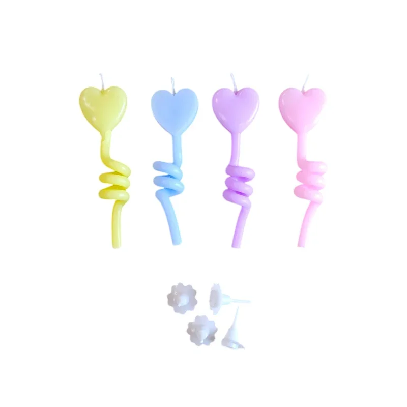 4Pcs Cake Topper Candle