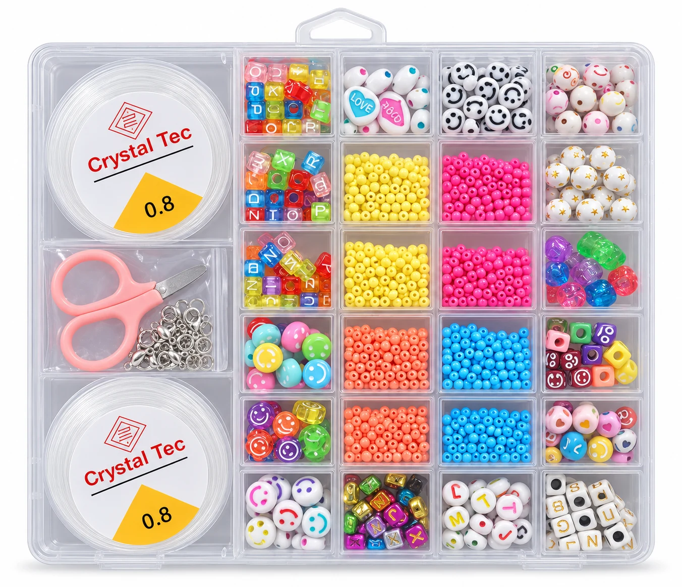 DIY Alphabet & Smiley Bead Jewellery Kit