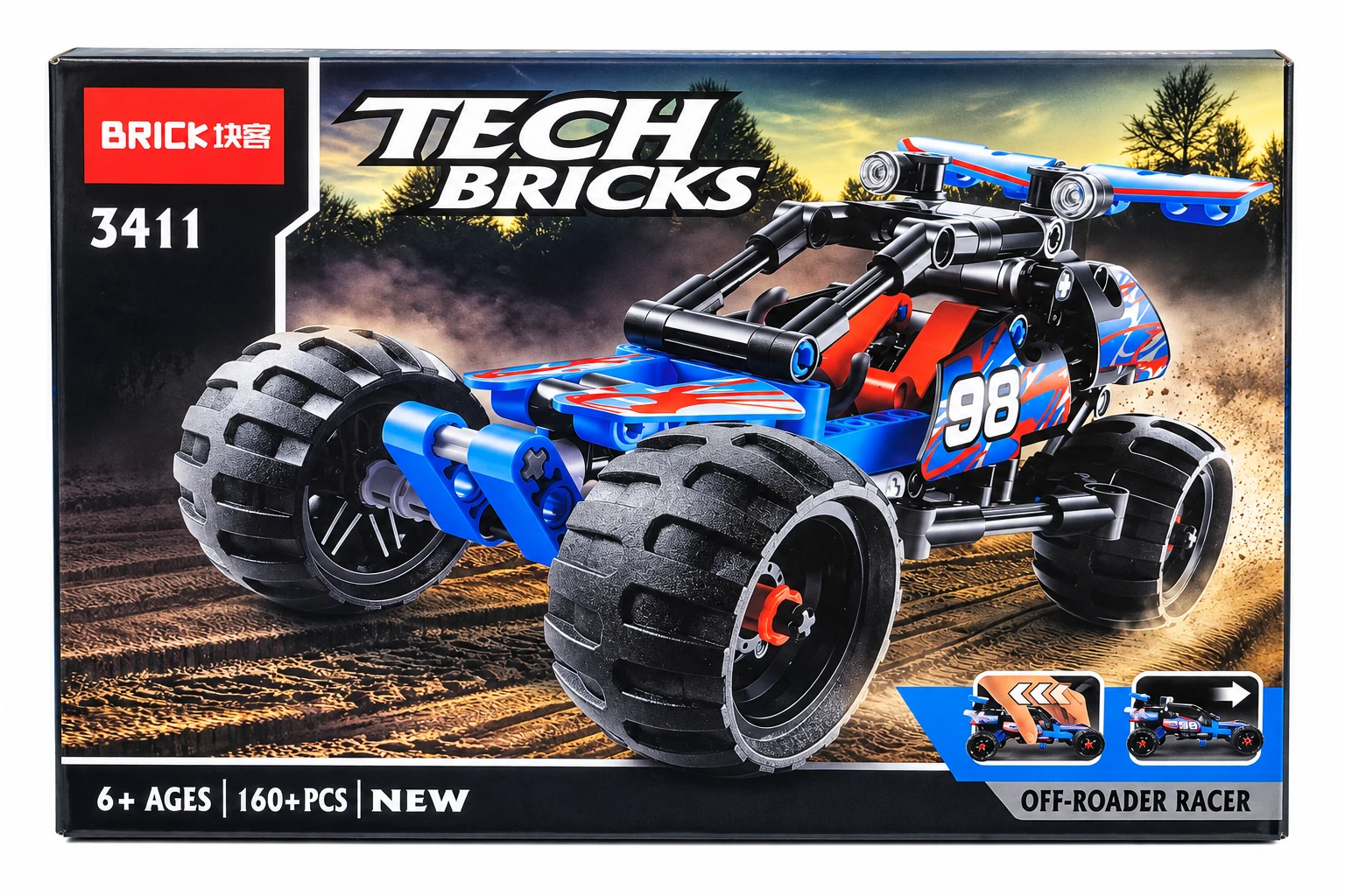 BRICK Tech Bricks Off-Roader Racer – 3411